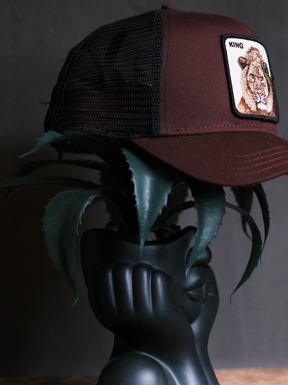 Goorin Bros. King Wine Trucker Hat - Picture 2 of 5